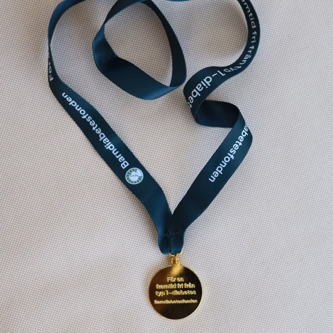 Medalj Barndiabetesfonden