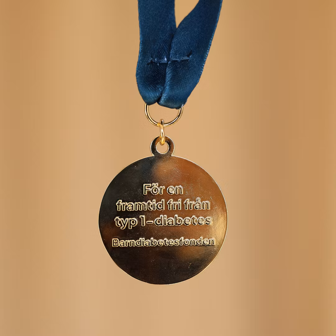 Medalj Barndiabetesfonden