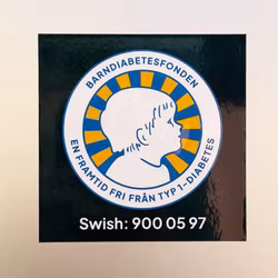 10-pack Klistermärken Barndiabetesfonden