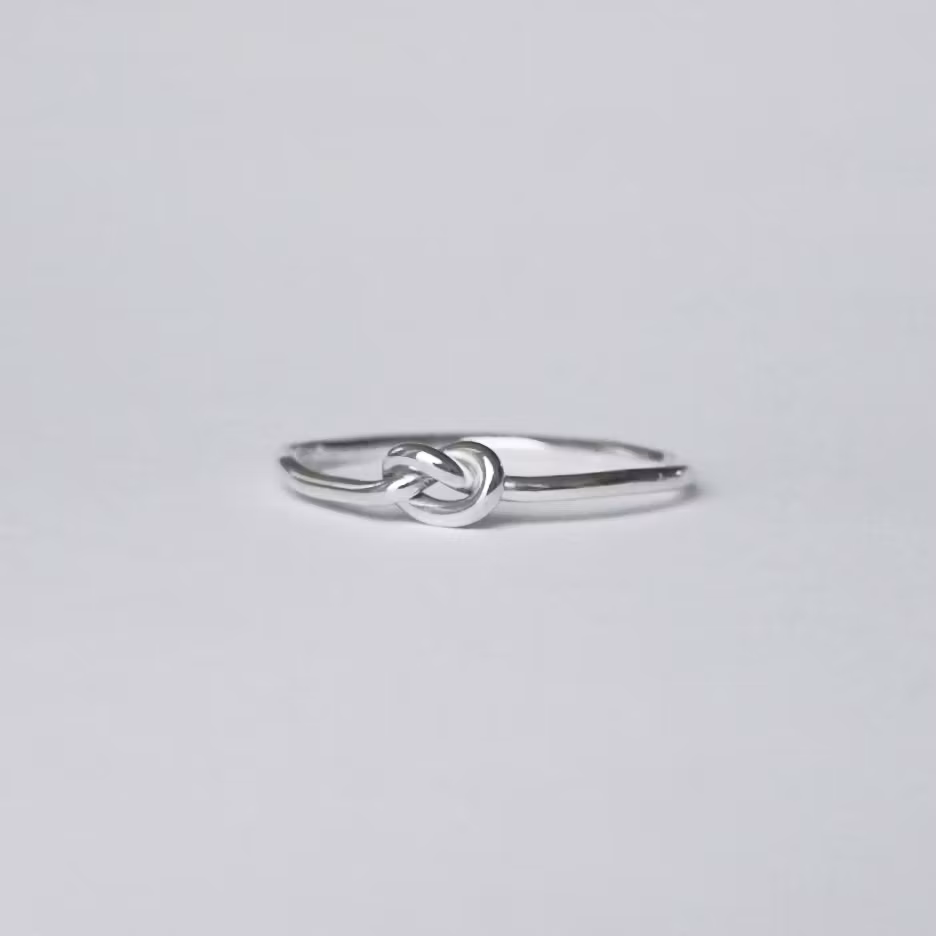 Knut-ring silver