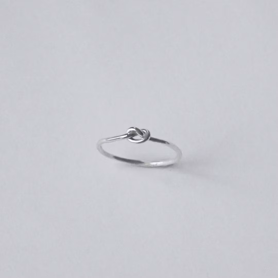 Knut-ring silver