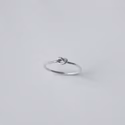 Knut-ring silver