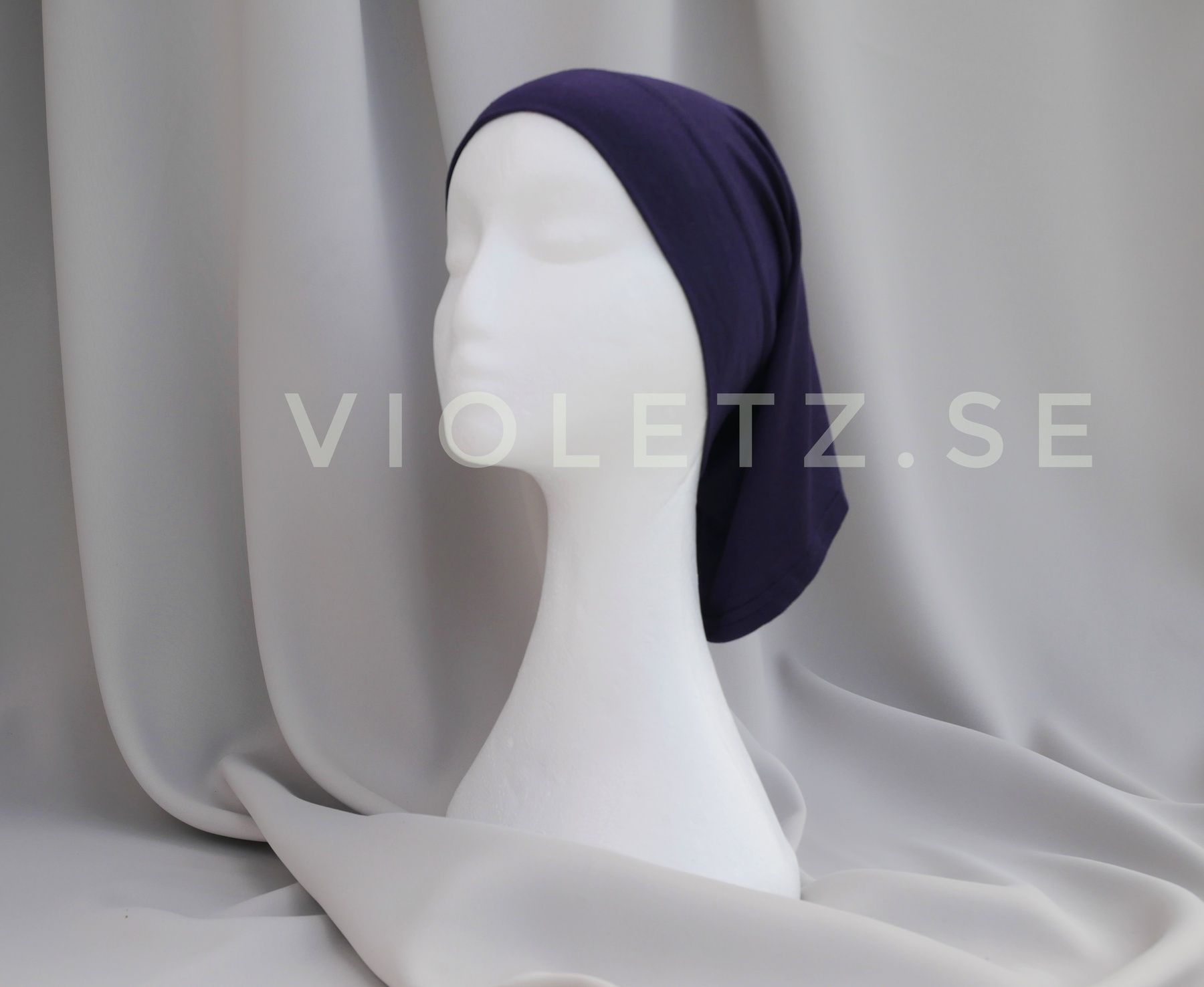 Instant Chiffong hijab med undersjal - ombré sky