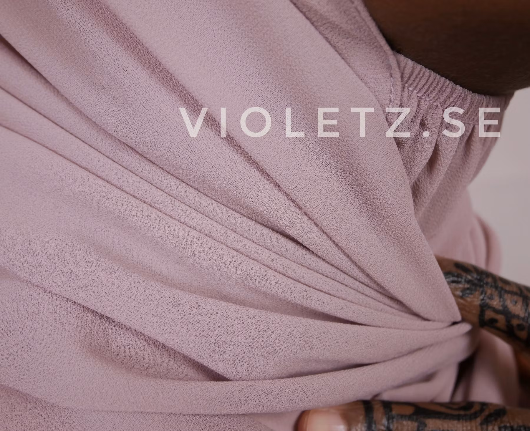 Instant Chiffong hijab med undersjal - camio