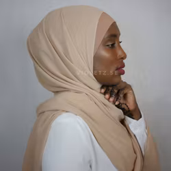 Instant Chiffong hijab med undersjal - toffe
