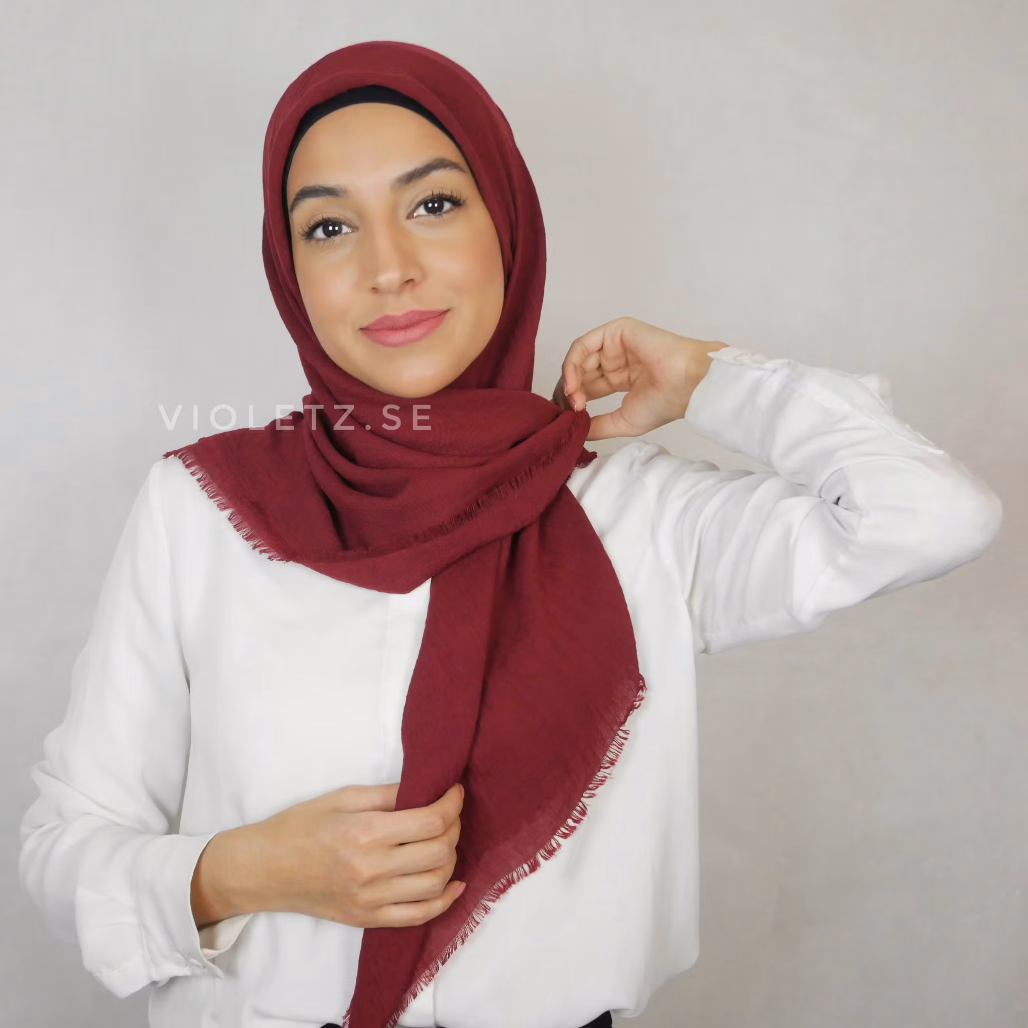 Jazz kvadratisk Hijab - Viskos 105x105cm