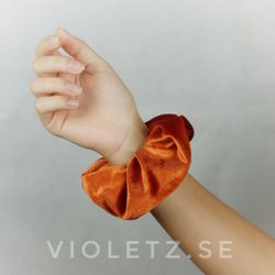 2 PACK-  Scrunchie - hårsnoddar i sammet