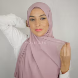 ROYA HIJAB - Premium chiffong med krok: Sweet taffy