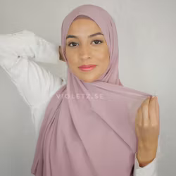 ROYA HIJAB - Premium chiffong med krok: Sweet taffy