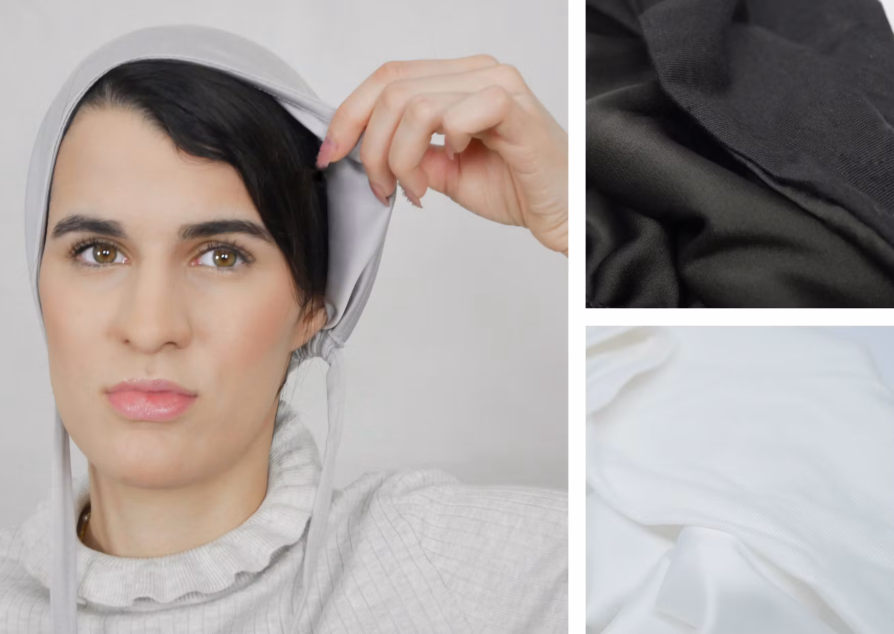 Diamond-KIT/ 2-pack undersjal silke och hårdvårdande Gua Sha-kam