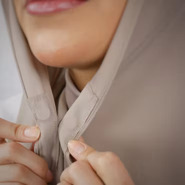 HIJAB MED MAGNET - Silk Chiffong - kex