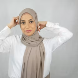 HIJAB MED MAGNET - Silk Chiffong - kex