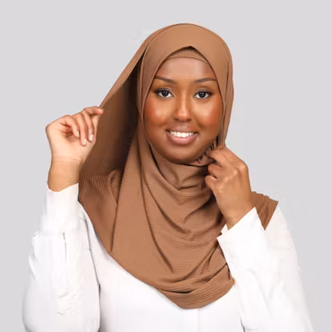Pearl- RIBBAD INSTANT JERSEY MED UNDERSJAL - toffee