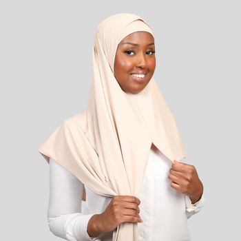 Pearl- RIBBAD INSTANT JERSEY MED UNDERSJAL - sand