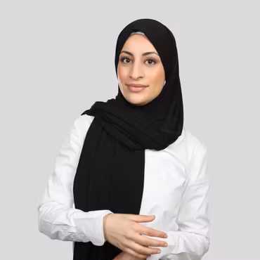 Kristal - Instant hijab med band - svart