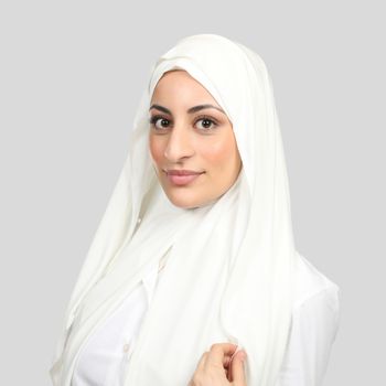 Kristal - Instant hijab med band - diamond