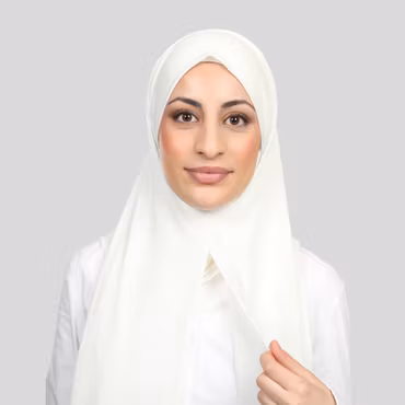 Kristal - Instant hijab med band - diamond