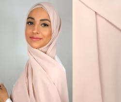 HIJAB MED KNYTBAND - Light Pink