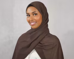 HIJAB MED KNYTBAND - Kakao