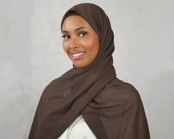HIJAB MED KNYTBAND - Kakao