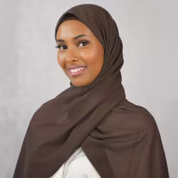 HIJAB MED KNYTBAND - Kakao