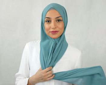 HIJAB MED KNYTBAND - Aurora