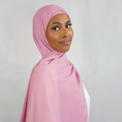 HIJAB MED KNYTBAND - bubbelgum