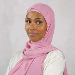 HIJAB MED KNYTBAND - bubbelgum