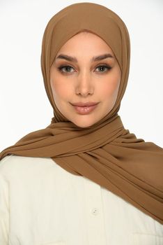 HIJAB MED KNYTBAND - Toffe