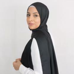 Jasmina - 2in1 Hijab - Svart