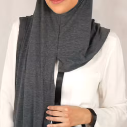 INSTANT JERSEY HIJAB - Grus