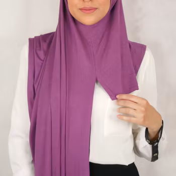 INSTANT JERSEY HIJAB - Orchid