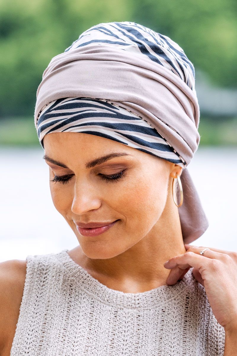 Turban med scarf