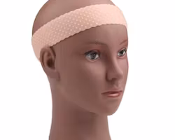 Pannband av silikon för peruker