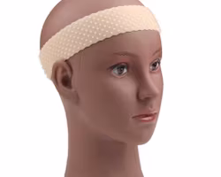 Pannband av silikon för peruker