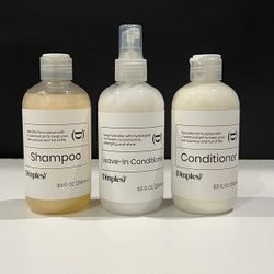 Hårvårdsset för äkta hår 2 eller 3 produkter