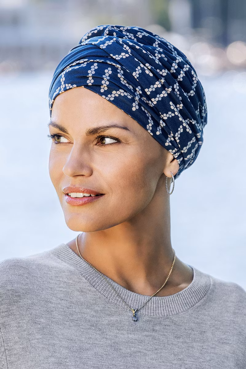 Livia Turban med band 2-i-1