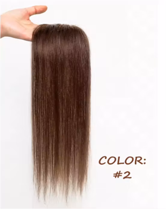 Hair Topper 3x4 inch – Fylligare, friskare och mer harmoniskt hår i 100 % äkta Remy hår