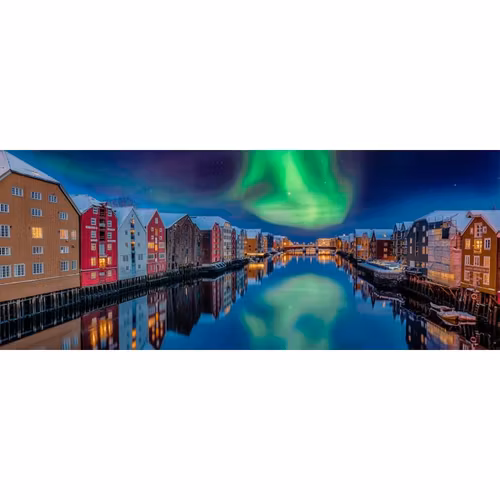 Canvas Tavla Northern Lights 60X150