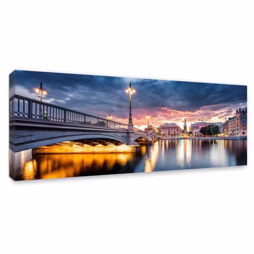 Canvas Tavla Stockholm 60X150