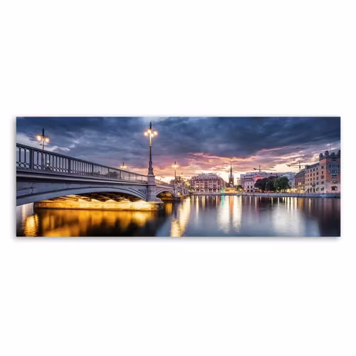 Canvas Tavla Stockholm 60X150