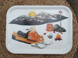 2:A SORT FRUKOSTBRICKA KAFFEPAUS VIT