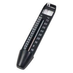 Termometer 25cm svart
