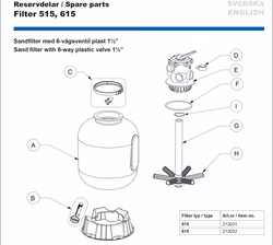 630360 - Tank, 515-filter Pahlén