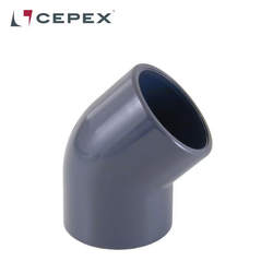 PVC vinkel 45° (PN16 Cepex)