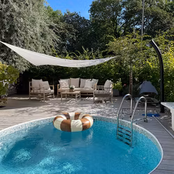 Pool Liner Grå Mosaik