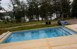 Pool Liner Enfärgad Ljusgrå