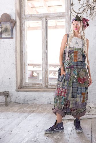 Patchwork Frankie Overalls