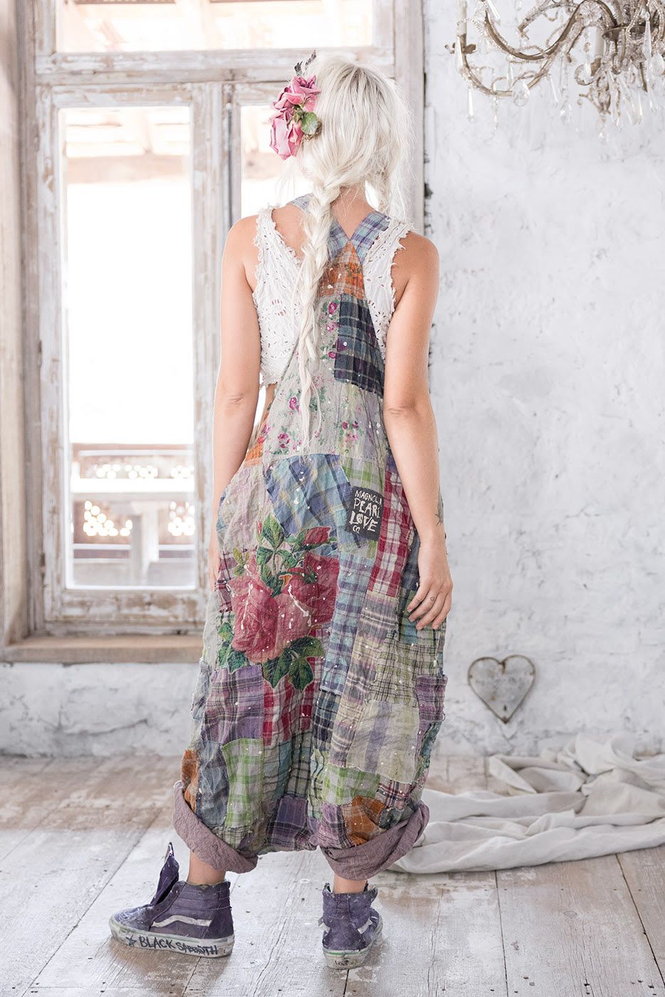 Patchwork Frankie Overalls