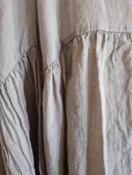 Bomulls blus mörk linfärg